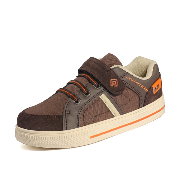 [LilLegends TimberTot] Kids Lightweight Fashion Sneakers - BROWN ORANGE -  0